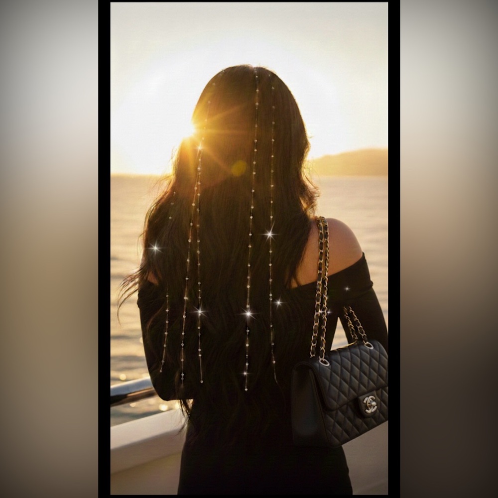 Crystal Hair Extension Highlights